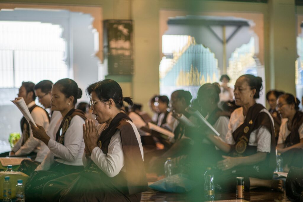 praying to god